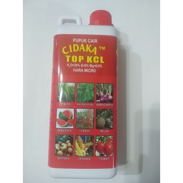 PUPUK CAIR CIDAKA TOP KCL PEMBESAR BUAH