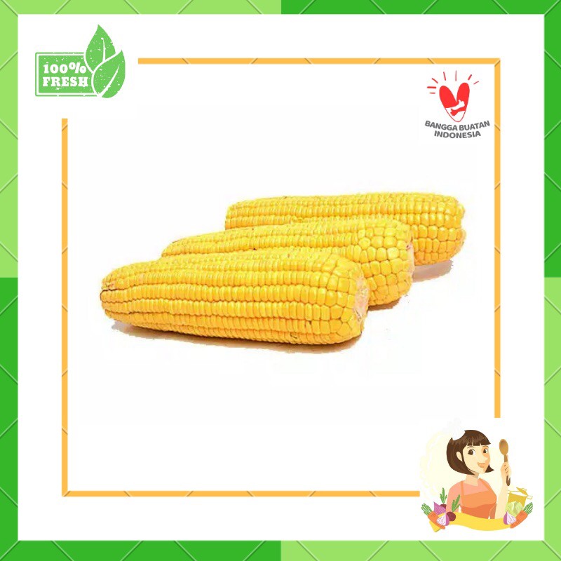 

Jagung Manis Kupas 2Pcs - Sayur segar bekasi