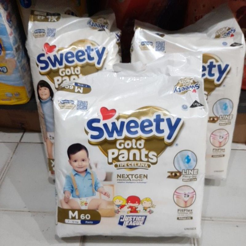 Sweety gold pants M60 L54 XL44 XXL36