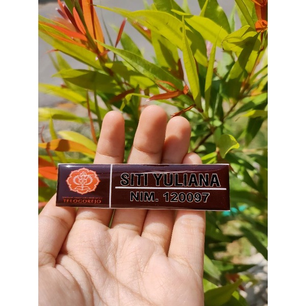 

NAME TAG/PIN NAMA/NAMA DADA