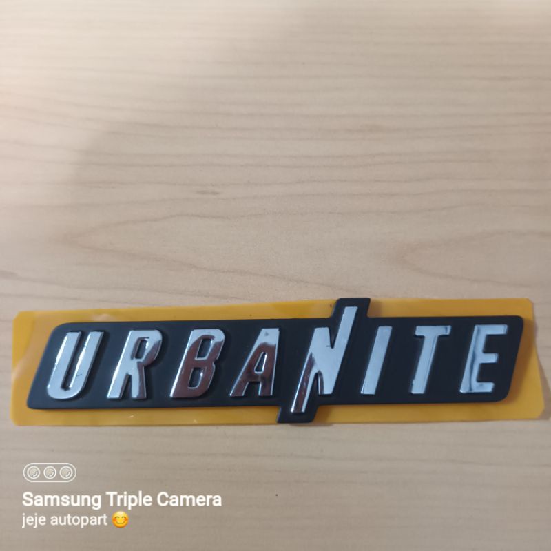 emblem bagasi tulisan URBANITE original