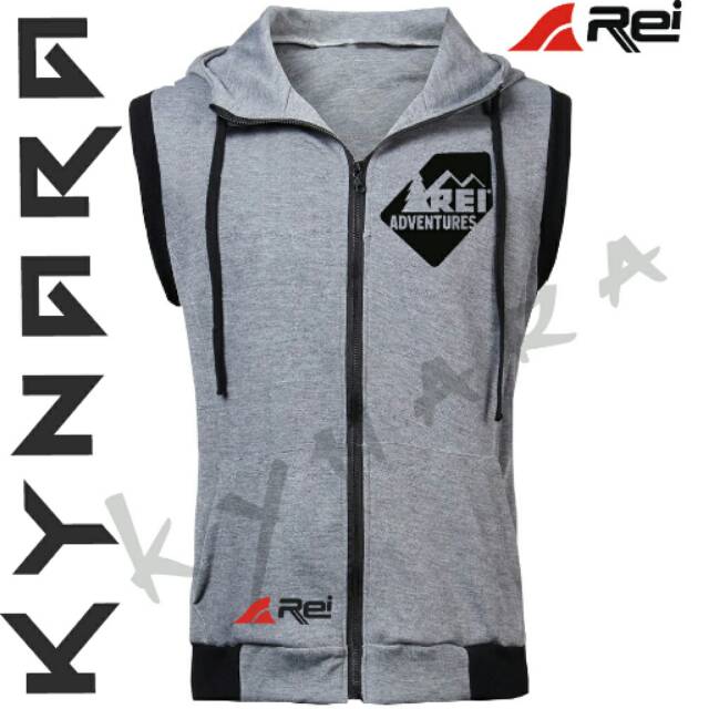Jaket rompi zipper rei terbaru terlaris