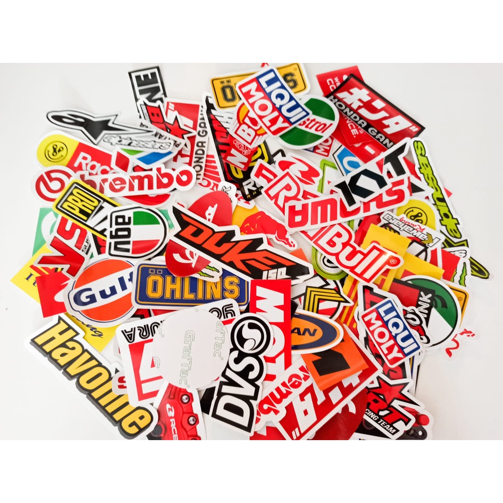 Jual Stiker Sticker Brand Distro Pack Isi 30 Pcs Graftac Vinil Case