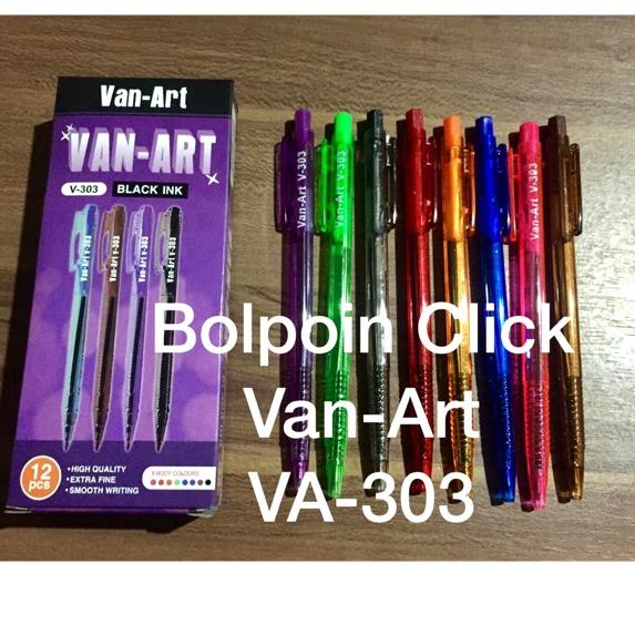 

【⚡TAR】 Ballpoint click(Harga 1 lusin),bolpen click, bolpen cetek VA-303, bolpoin cetek, pulpen klik produck terbaik