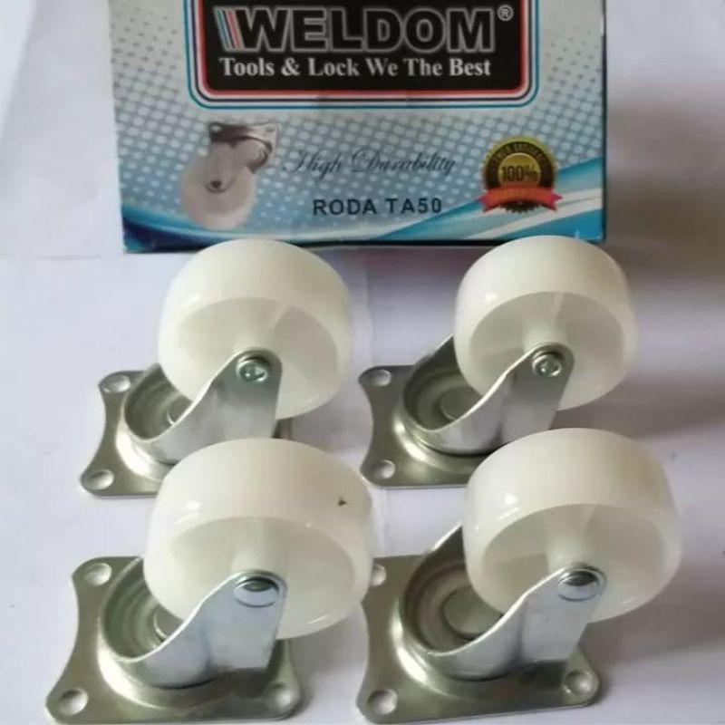 Roda Nylon / Rak Piring / Etalase / Super Kuat