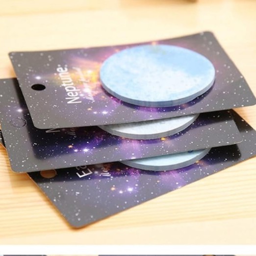 [UBIMARU]  PLANET GALAXY UNIVERSES  STICKY NOTE  MEMO PADS-7
