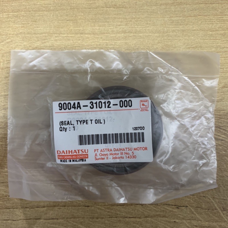 Oli Seal Pully Ker As Depan Xenia 1.0 cc PN : 9004A-31012-000