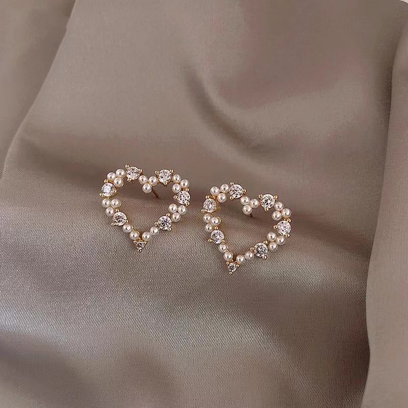 Anting s925 sterling silver hypoallergenic Gaya Korea Untuk Wanita-Eh704