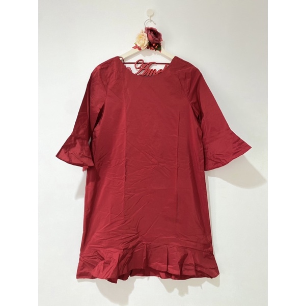 zara dress red | preloved dress zara | thrift dress branded | preloved dress branded | preloved zara