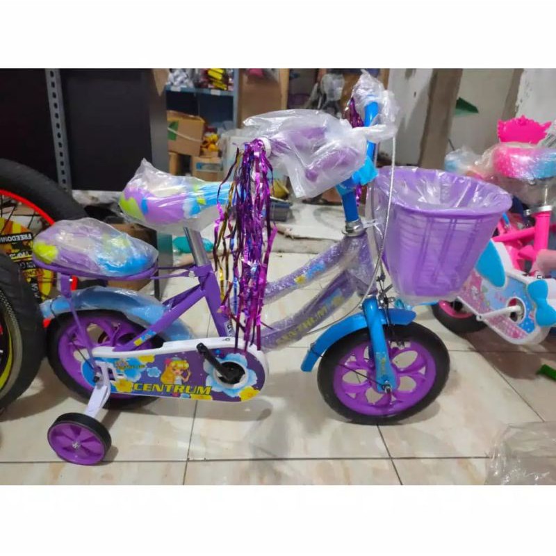 sepeda anak perempuan 12 centrum 2-4 tahun