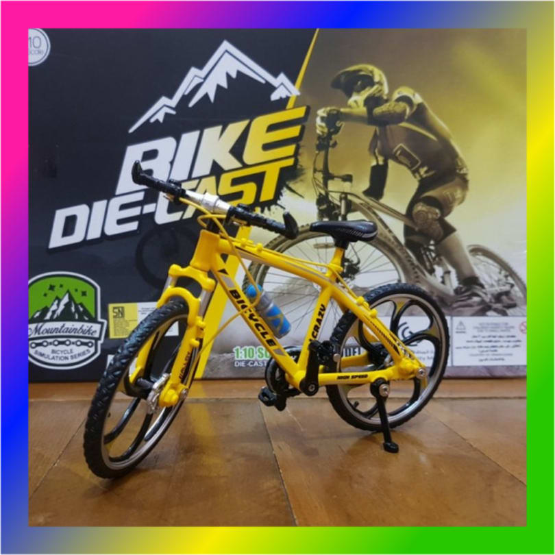 New Item Diecast Bike Mountain - Miniatur Sepeda Gunung 0818-2A Cuci Gudang
