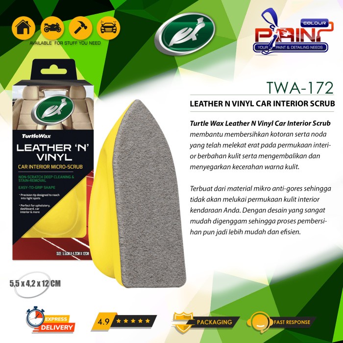 Turtle Wax Leather n Vinyl Car Interior Scrub TWA-172