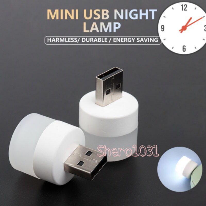 【Shero】Lampu malam mini model usb / mini usb light lamp