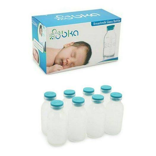 Botol Kaca Asi BKA - Botol BKA Isi 8pcs - Botol Kaca Asip - Botol Vial 100ml