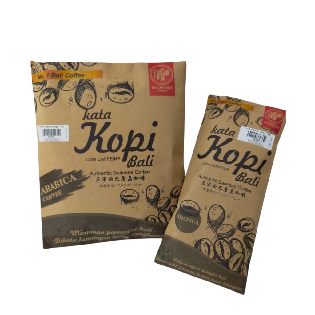 

Kata Kopi Bali Arabica, Robusta, Blend 200gr