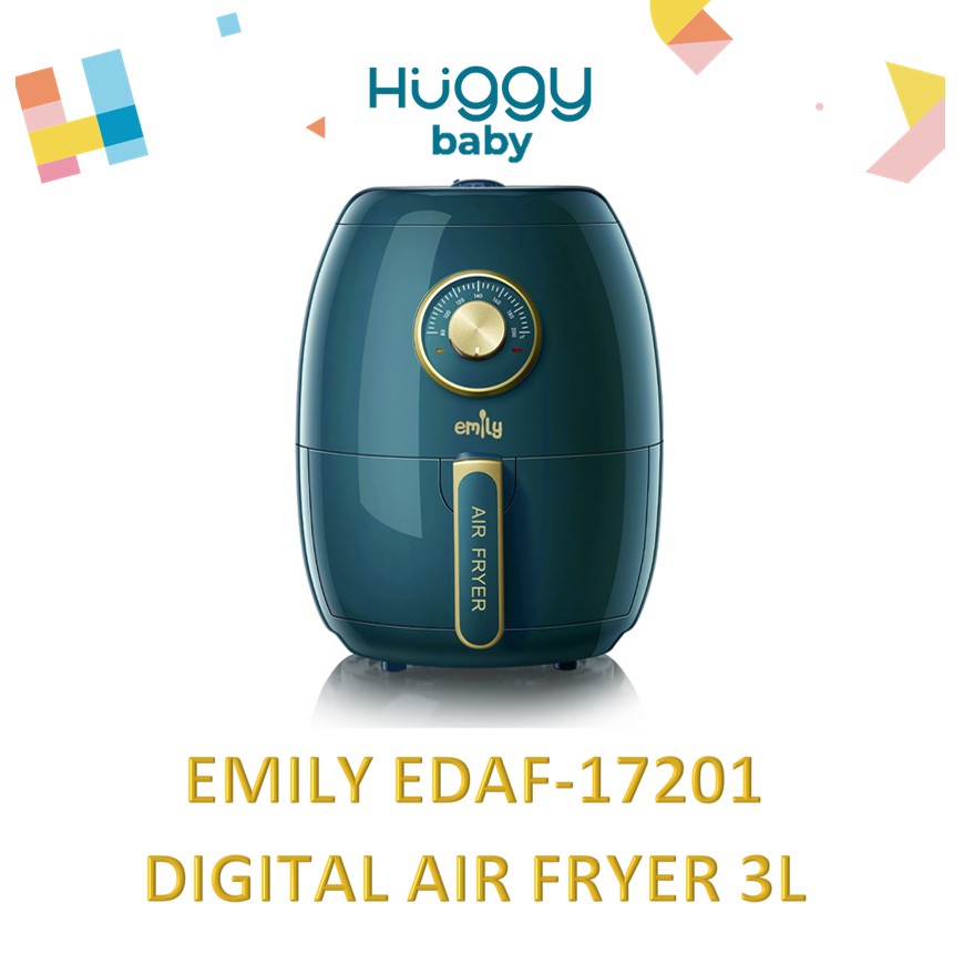 Emily EDAF-17201 Air Fryer 3L | Alat Goreng Tanpa Minyak 3L