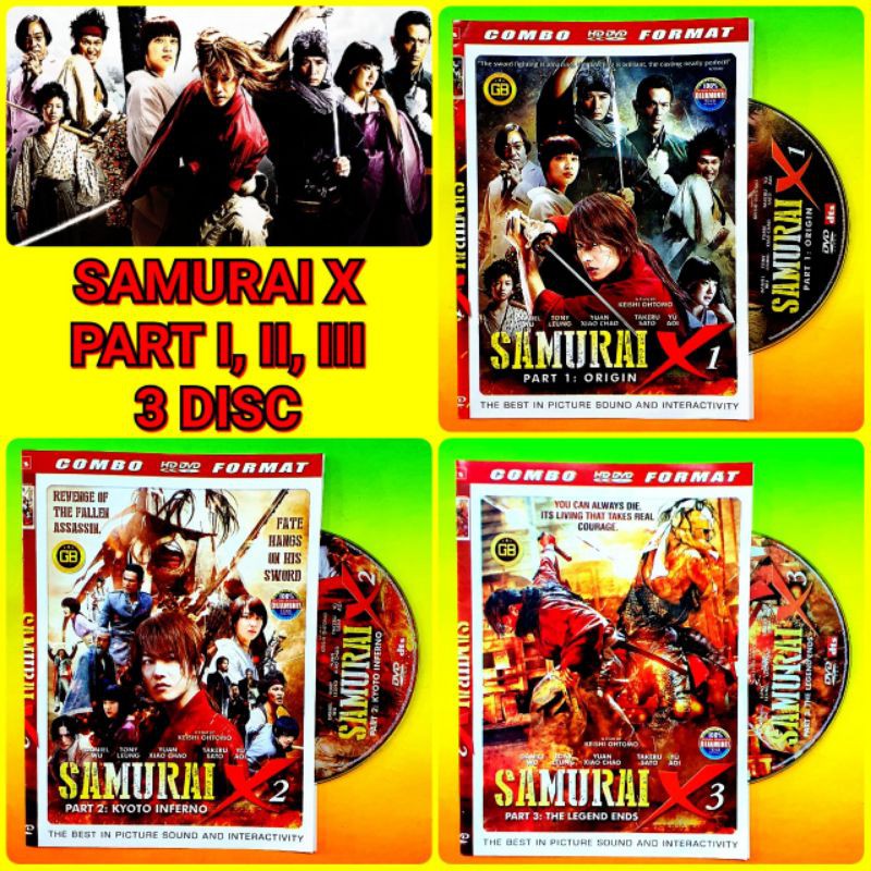Kaset Film Samurai X - Video Film Rurouni Kenshin Terpopuler - Film Samurai X Lengkap Teks Indonesia