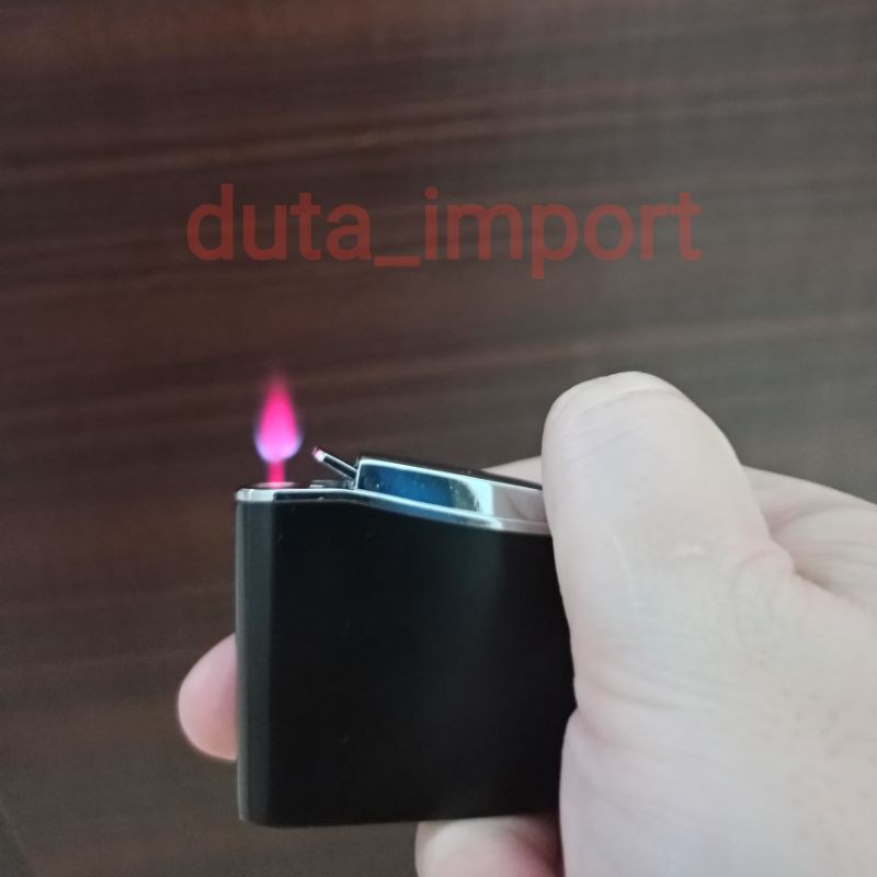 Korek api gas single jet flame/Korek api unik dengan api warna merah