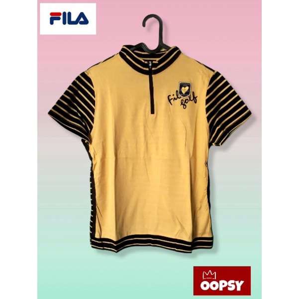Fila Golf Baju Fila Kaos Sport Olahraga Wanita Cewek Second Thrift Preloved Original