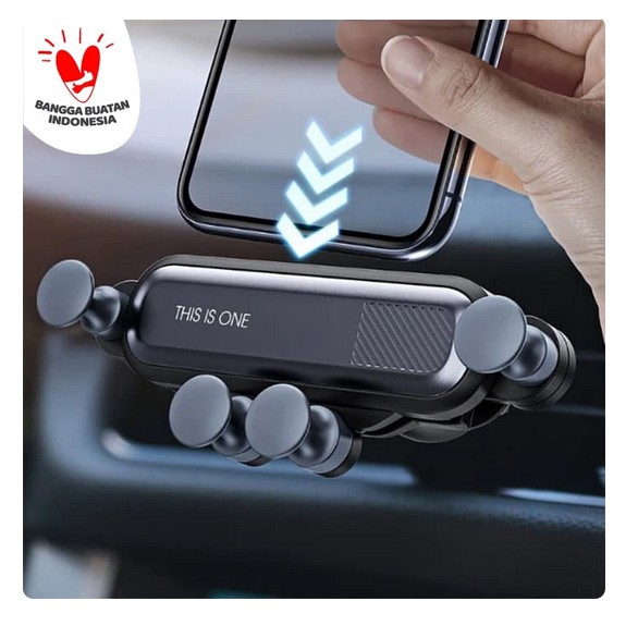 AC HOLDER Phone Mount Pegangan HOLDER HP Handphone di AC MOBIL Car Gravity This Is One