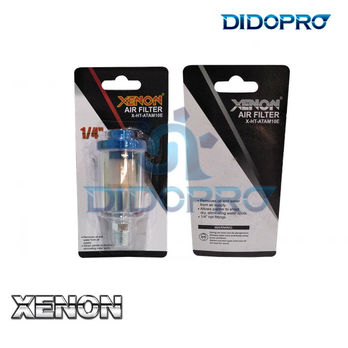 XENON ATAM10E Filter Saringan Udara Spray Gun Air Water Oil Separator