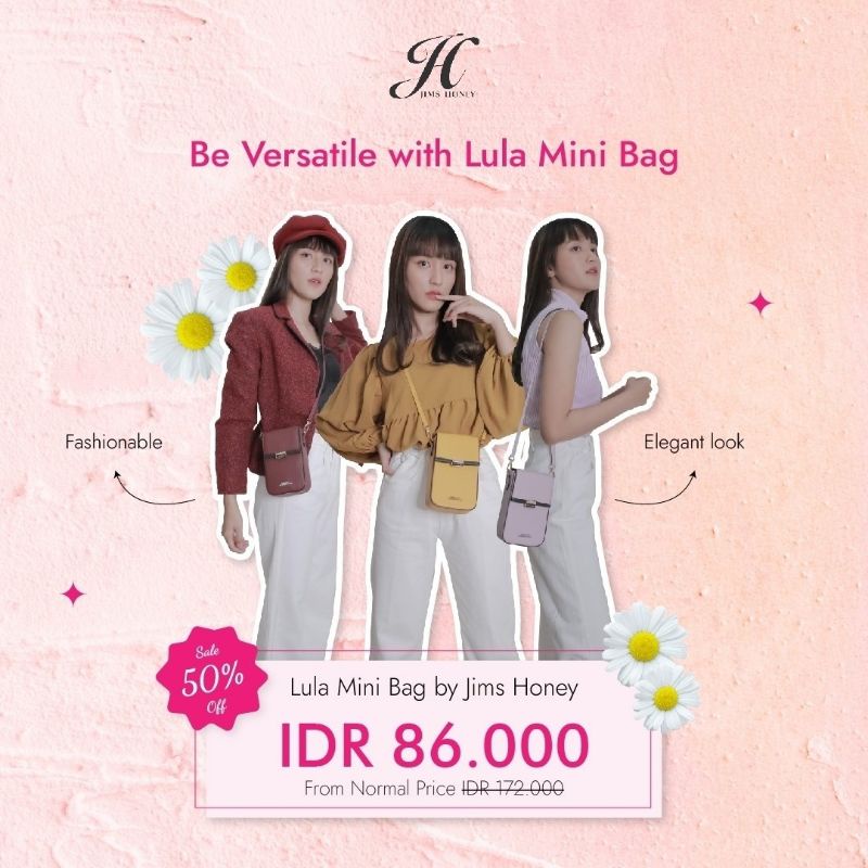JH LULA MINI BAG / MINI BAG / TAS MINI / TAS LUCU / JIMSHONEY