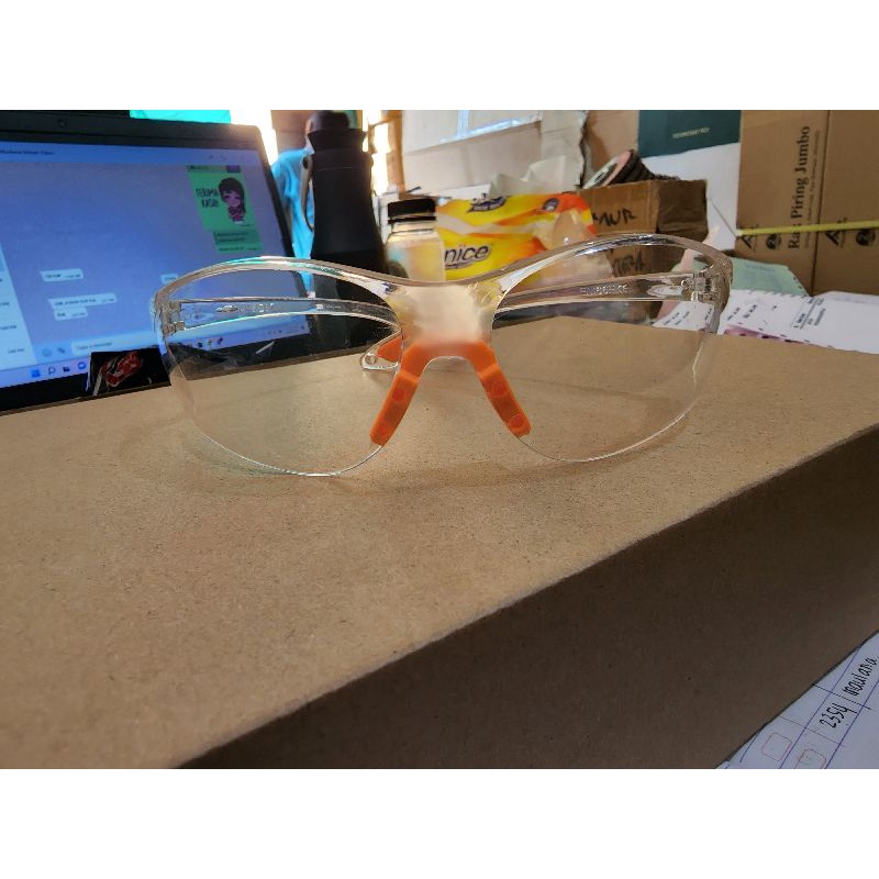 Kacamata safety fashion clear / Kacamata Las / Kacamata clear Mirror