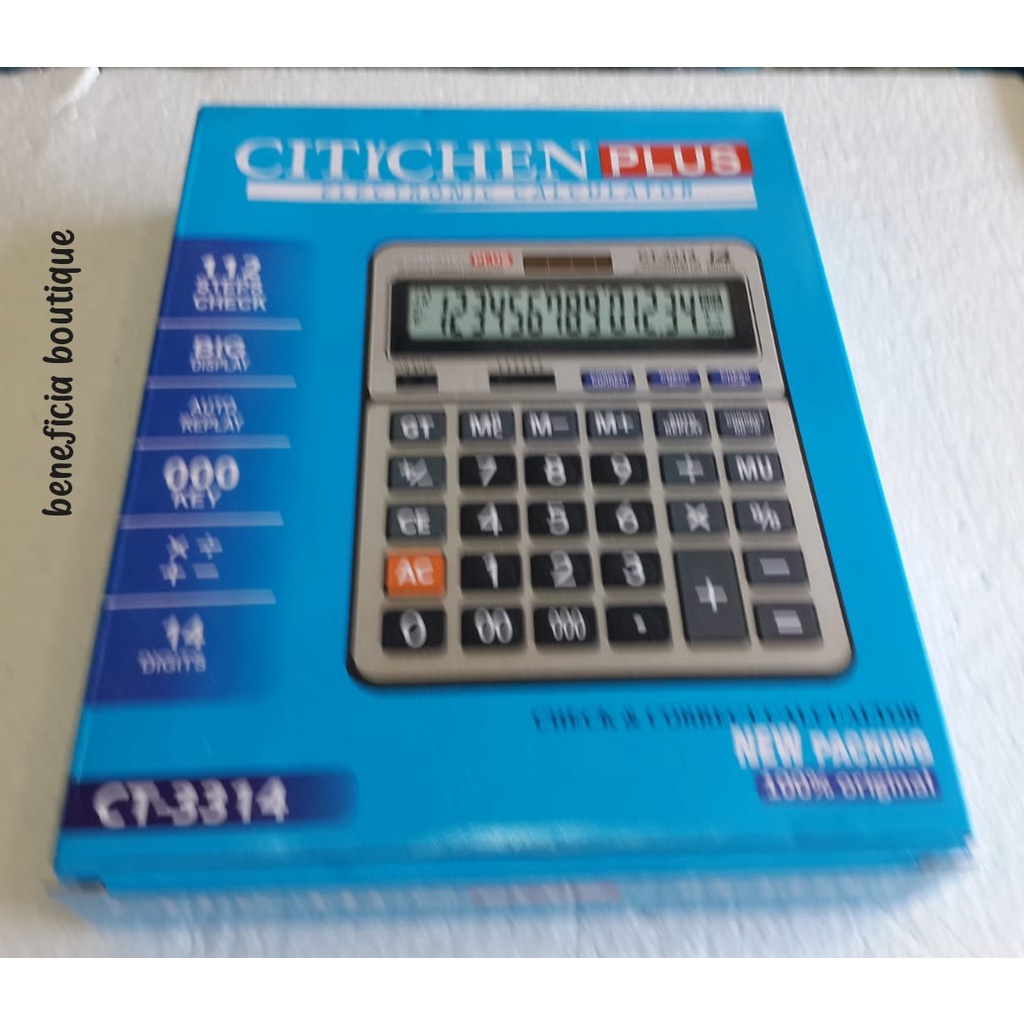 

KALKULATOR CITICHEN PLUS 3314, 14 DIGIT