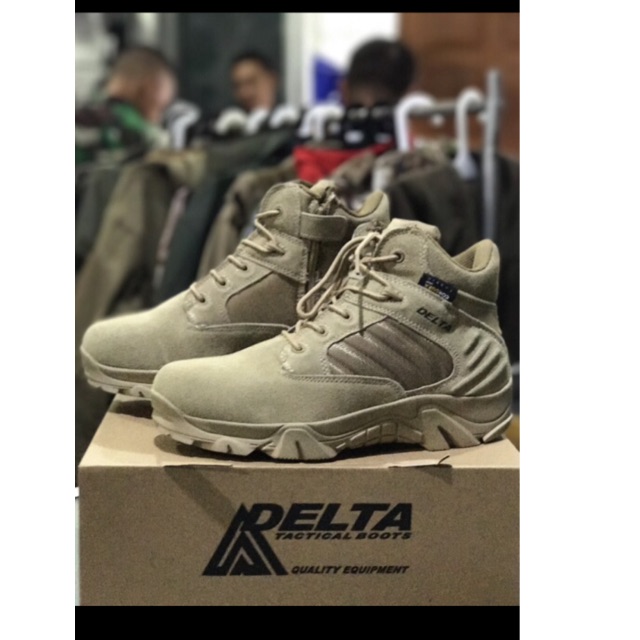 Sepatu Tactical Delta 6" warna gurun