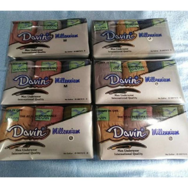 CELANA DALAM DEVIN 1 BOX ISI 3/CD DEVIN PREMIUM