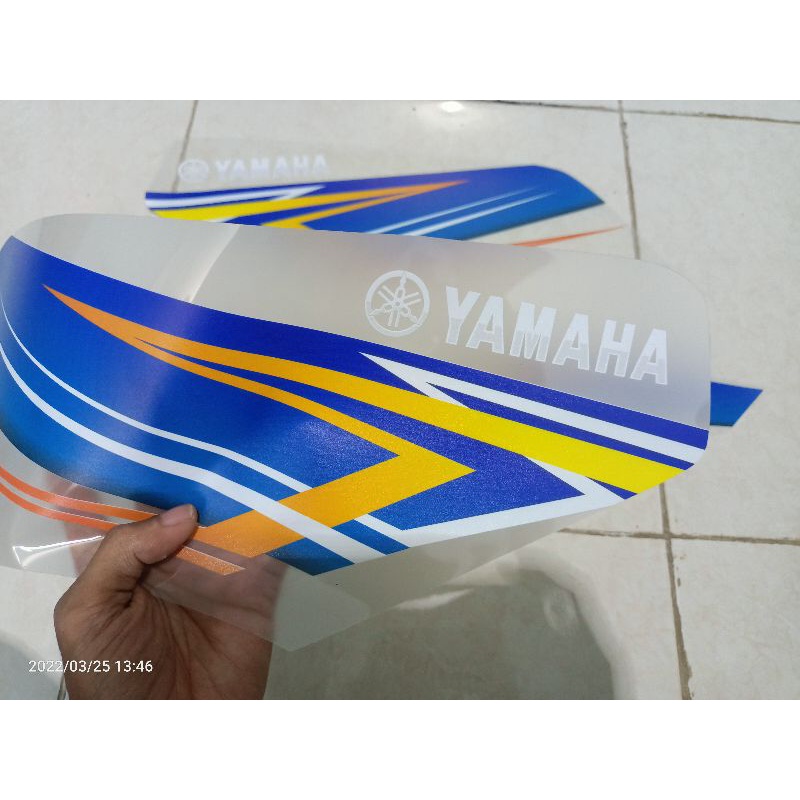 STRIPING STICKER RX KING CUSTOM SIMPLE TRANSPARAN