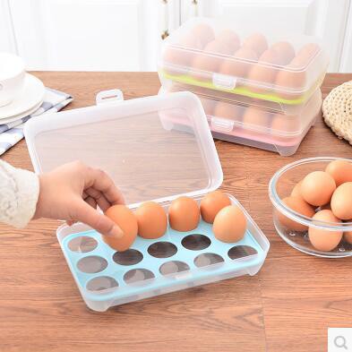 Kotak Telur Portable / Box telur / egg Box / egg organizer 15 sekat