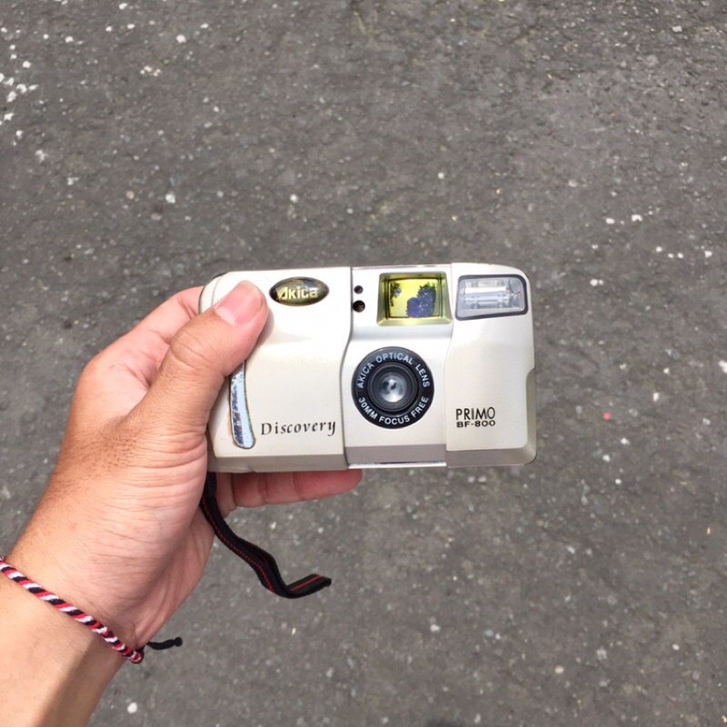 Kamera analog Akica Primo Bf-800 date/ Kamera film 35mm/ Kamera PnS (Point and Shoot)