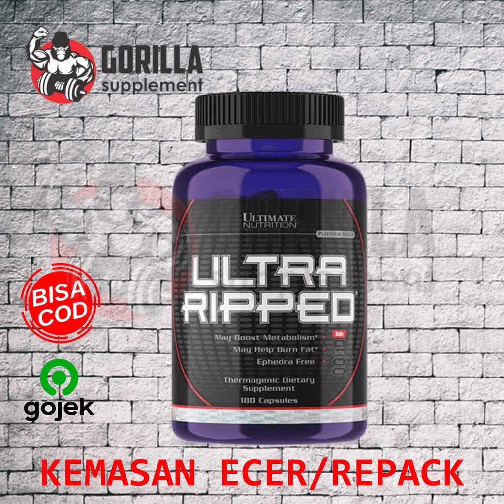 Ultra Ripped 1 Capsule Kaps Kapsul Ultimate Nutrion