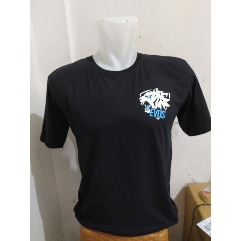 Kaos distro logo evos e-sport moba ml / t-SHIRT gamers terlaris dan murah / baju pria wanita