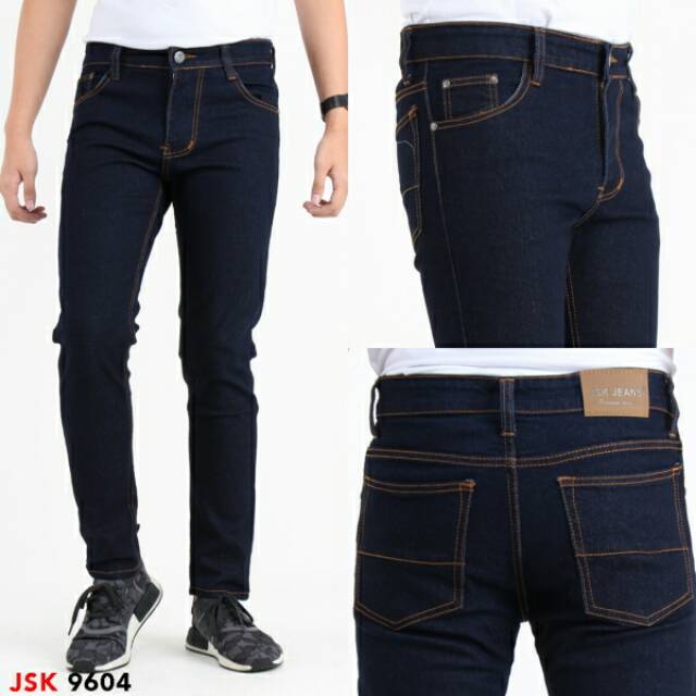 Bisa COD 4 Warna Celana  Pria  Skinny Jeans  Stretch  Big  