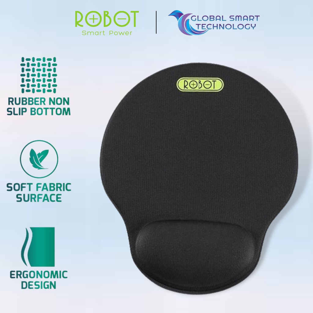 Mousepad ROBOT RP02 Non-slip with Ergonomic Mouse Pad Rest Design - Garansi Resmi 1 Tahun-0
