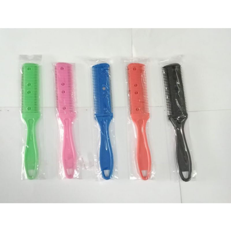Sisir Potong Biasa Warna / Sisir Potong Rambut