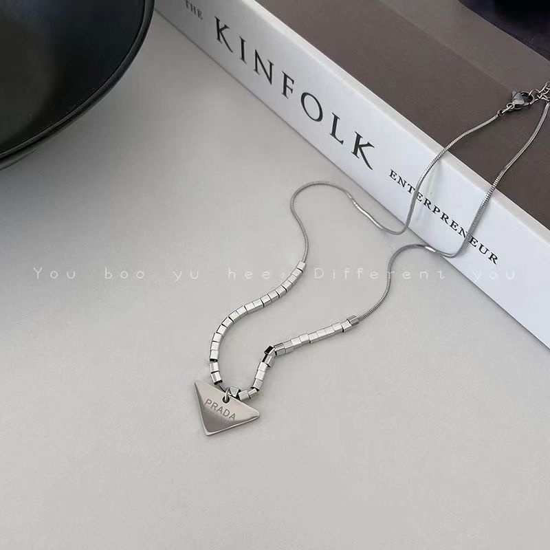 Kalung Liontin Pra Warna silver Hypoallergenic Untuk Pria Dan Wanita