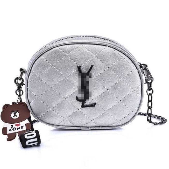 BJ215337 - PINK/SILVER/WHITE - TAS SLEMPANG KECIL SALE IMPORT TAS WANITA FASHION IMPORT MODIS ELEGAN TERMURAH TERLARIS TERBARU BAGSTORE JAKARTA TAS BATAM JTF15337