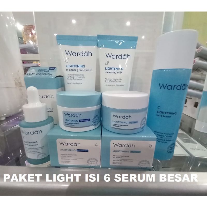 WARDAH PAKET Lightening Lengkap | Paket Skincare Wardah Lightening |