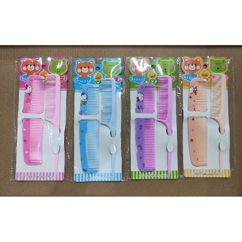 sisir rambut anak karakter hello kitty 2in1