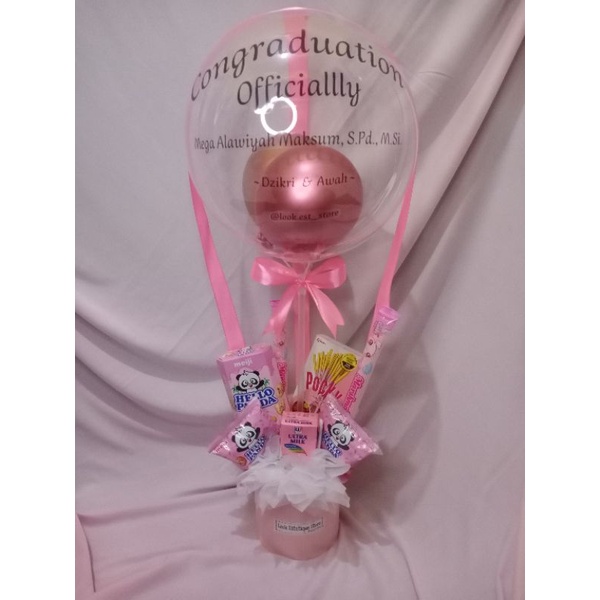 

Bloom Baloon Snack Bouquet ( Snack Buket Balon ) | Hadiah wisuda / Hadiah ultah / Hadiah Anniversary
