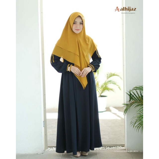 AlHijaz -  Haifa Syar'i Gamis wanita Premium Original Brand