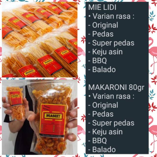 

CAMILAN MIE LIDI DAN MAKARONI NGABRET