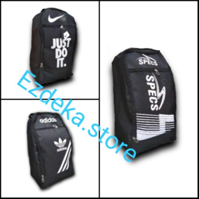 Tas jinjing sepatu bola futsal badminton adidas, tas sport, tas gym olahraga