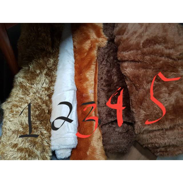 Karpet Bulu Korea Ukuran 100x150cm