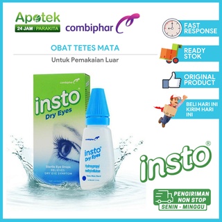 Jual Insto Tetes Mata Dry Eyes/ Reguler/ Cool Obat Mata Merah dan ...