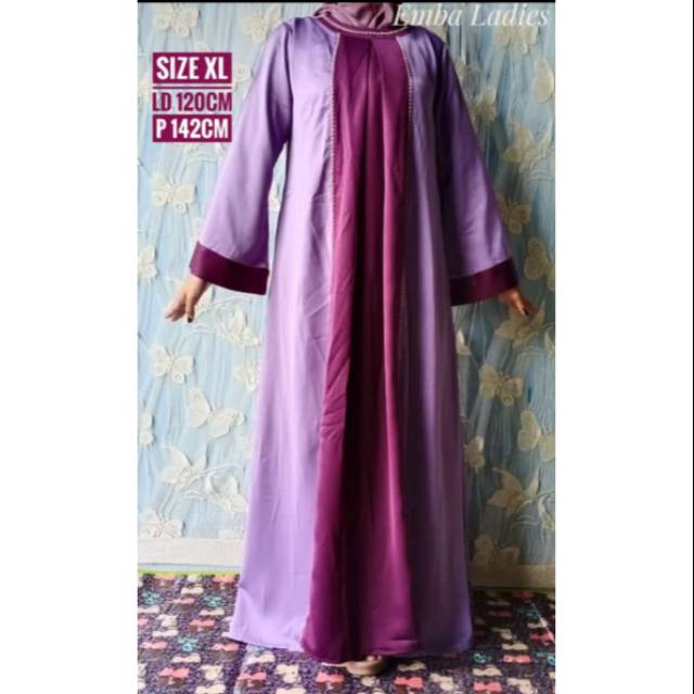 Emba jubah wanita remaja size XL.baju gamis.