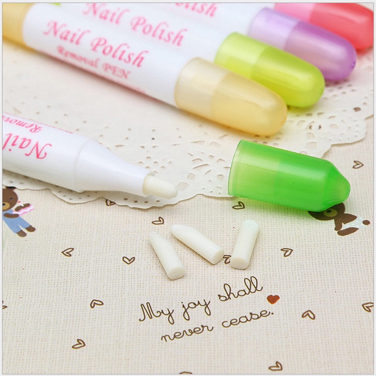 Pretty Nail gel polish remover pen removal nail polish / pen penghapus kutek berantakan keluar garis (1PCS)